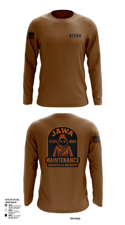 572nd 81334330 Long Sleeve Performance Shirt 101