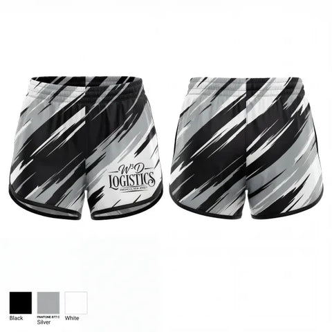 Womens Shorts, W3D Logistics, Bowling, Teamtime, Team time, sublimation, custom sports apparel, team uniforms, spirit wear, spiritwear, sports uniforms, custom shirts, team store, custom team store, fundraiser sports, apparel fundraiser