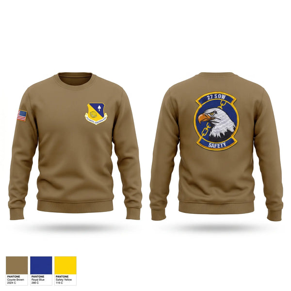 Crew Neck Sweatshirt, 27 SOW/SE, Air Force, Teamtime, Team time, sublimation, custom sports apparel, team uniforms, spirit wear, spiritwear, sports uniforms, custom shirts, team store, custom team store, fundraiser sports, apparel fundraiser