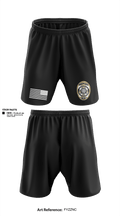 Farmersville Police Athletic Shorts With Pockets - 1