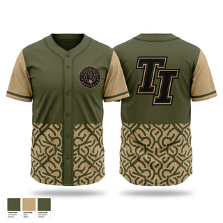 Full Button Baseball Jersey, Texas Iron Baseball, Baseball, Teamtime, Team time, sublimation, custom sports apparel, team uniforms, spirit wear, spiritwear, sports uniforms, custom shirts, team store, custom team store, fundraiser sports, apparel fundraiser
