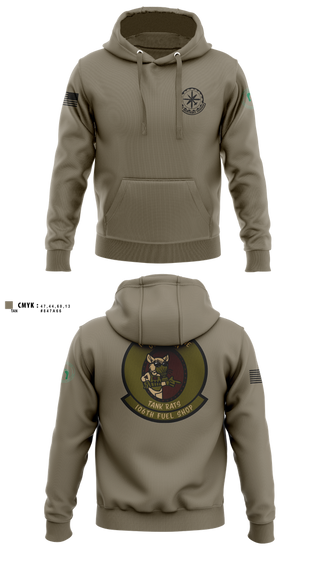 Hoodie, 106 Fuels Shop, National Guard, Teamtime, Team time, sublimation, custom sports apparel, team uniforms, spirit wear, spiritwear, sports uniforms, custom shirts, team store, custom team store, fundraiser sports, apparel fundraiser