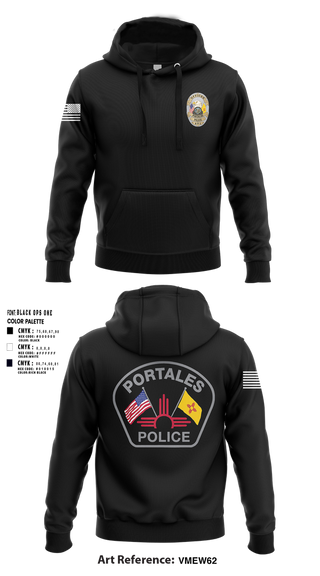Hoodie, Portales Police Department, Police, Teamtime, Team time, sublimation, custom sports apparel, team uniforms, spirit wear, spiritwear, sports uniforms, custom shirts, team store, custom team store, fundraiser sports, apparel fundraiser
