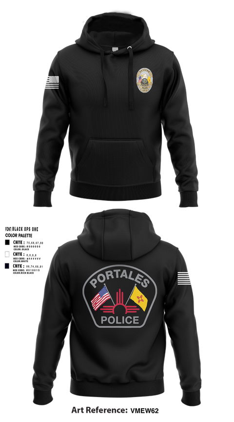 Hoodie, Portales Police Department, Police, Teamtime, Team time, sublimation, custom sports apparel, team uniforms, spirit wear, spiritwear, sports uniforms, custom shirts, team store, custom team store, fundraiser sports, apparel fundraiser