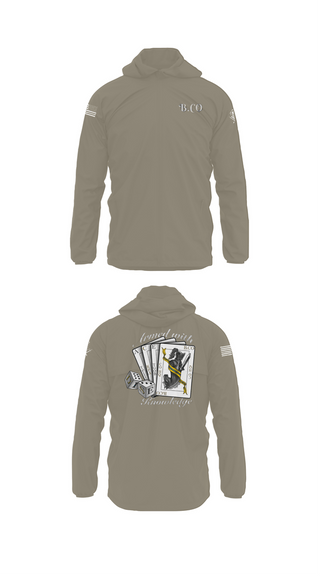 Windbreaker, Bravo Company 532ND Military Battalion, , Teamtime, Team time, sublimation, custom sports apparel, team uniforms, spirit wear, spiritwear, sports uniforms, custom shirts, team store, custom team store, fundraiser sports, apparel fundraiser