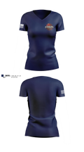 Pleasant Hill Fire District Women's Short Sleeve V-neck Shirt - 4
