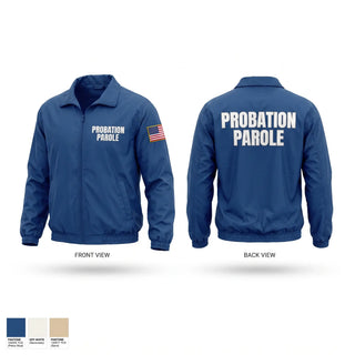 Windbreaker, Probation & Parole, Police, Teamtime, Team time, sublimation, custom sports apparel, team uniforms, spirit wear, spiritwear, sports uniforms, custom shirts, team store, custom team store, fundraiser sports, apparel fundraiser