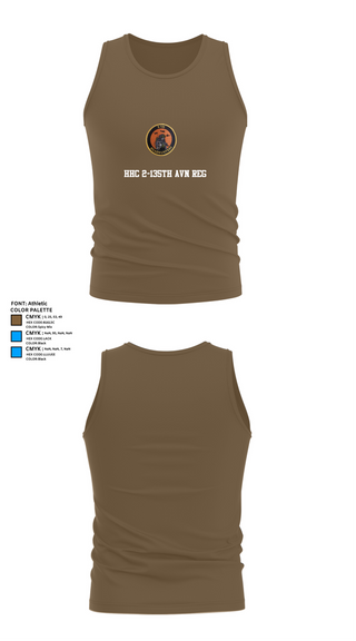 Tank Top, HHC 2-135th AVN REG, , Teamtime, Team time, sublimation, custom sports apparel, team uniforms, spirit wear, spiritwear, sports uniforms, custom shirts, team store, custom team store, fundraiser sports, apparel fundraiser