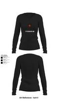 FY 25-26 OU RC Women's Long Sleeve V-neck Shirt - 22