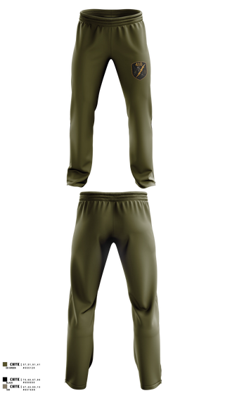 Sweatpants, 410th Brigade Signal Company, Army, Teamtime, Team time, sublimation, custom sports apparel, team uniforms, spirit wear, spiritwear, sports uniforms, custom shirts, team store, custom team store, fundraiser sports, apparel fundraiser
