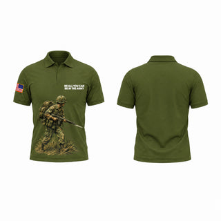 Short Sleeve Performance Polo, BE ALL YOU CAN BE IN THE ARMY, Army, Teamtime, Team time, sublimation, custom sports apparel, team uniforms, spirit wear, spiritwear, sports uniforms, custom shirts, team store, custom team store, fundraiser sports, apparel fundraiser