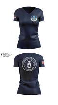 Southside composite squadron 98196673 Women's Short Sleeve V-neck Shirt - 1