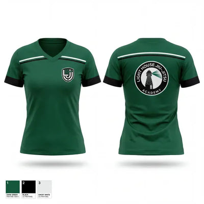 Lighthouse Jiu-Jitsu Academy 36878326 Women's Short Sleeve V-neck Shirt - 1