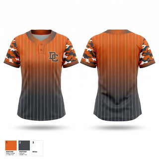 Two Button Softball Jersey, SMOKE FASTPITCH, Softball, Teamtime, Team time, sublimation, custom sports apparel, team uniforms, spirit wear, spiritwear, sports uniforms, custom shirts, team store, custom team store, fundraiser sports, apparel fundraiser
