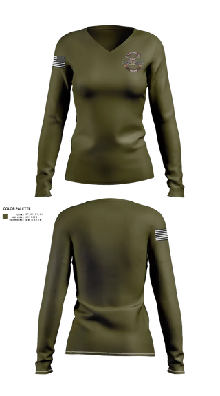Womens Long Sleeve Vneck Shirt, Delta, , Teamtime, Team time, sublimation, custom sports apparel, team uniforms, spirit wear, spiritwear, sports uniforms, custom shirts, team store, custom team store, fundraiser sports, apparel fundraiser