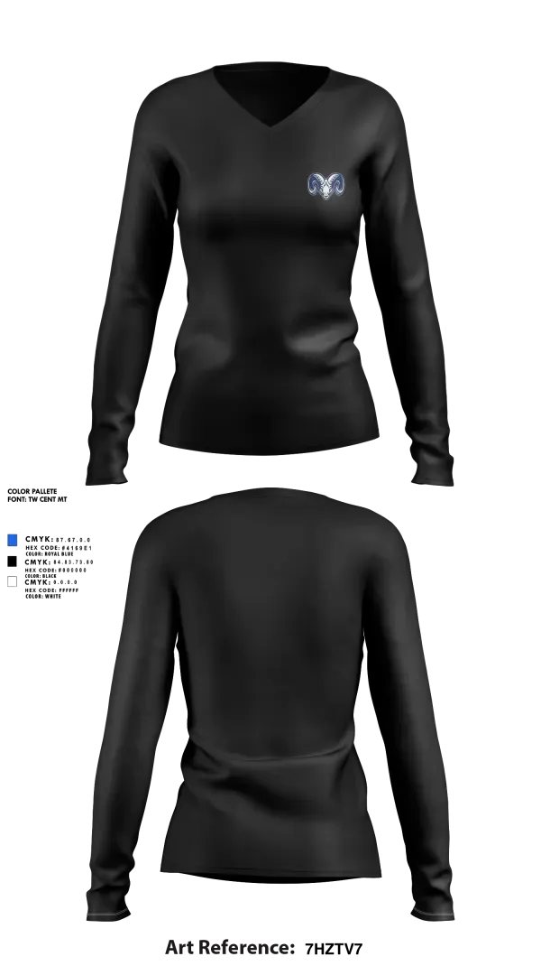 Womens Long Sleeve Vneck Shirt, Ramsay, Softball, Teamtime, Team time, sublimation, custom sports apparel, team uniforms, spirit wear, spiritwear, sports uniforms, custom shirts, team store, custom team store, fundraiser sports, apparel fundraiser