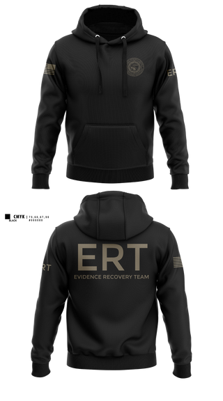 Hoodie, Evidence Recovery Team, Police, Teamtime, Team time, sublimation, custom sports apparel, team uniforms, spirit wear, spiritwear, sports uniforms, custom shirts, team store, custom team store, fundraiser sports, apparel fundraiser