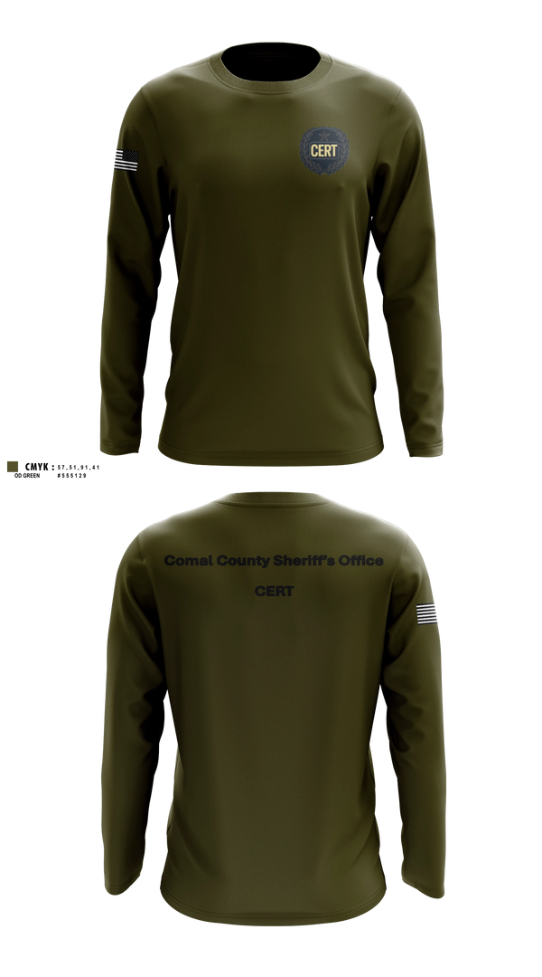 Long Sleeve Performance Shirt, Comal County Sheriff’s Office, Police, Teamtime, Team time, sublimation, custom sports apparel, team uniforms, spirit wear, spiritwear, sports uniforms, custom shirts, team store, custom team store, fundraiser sports, apparel fundraiser