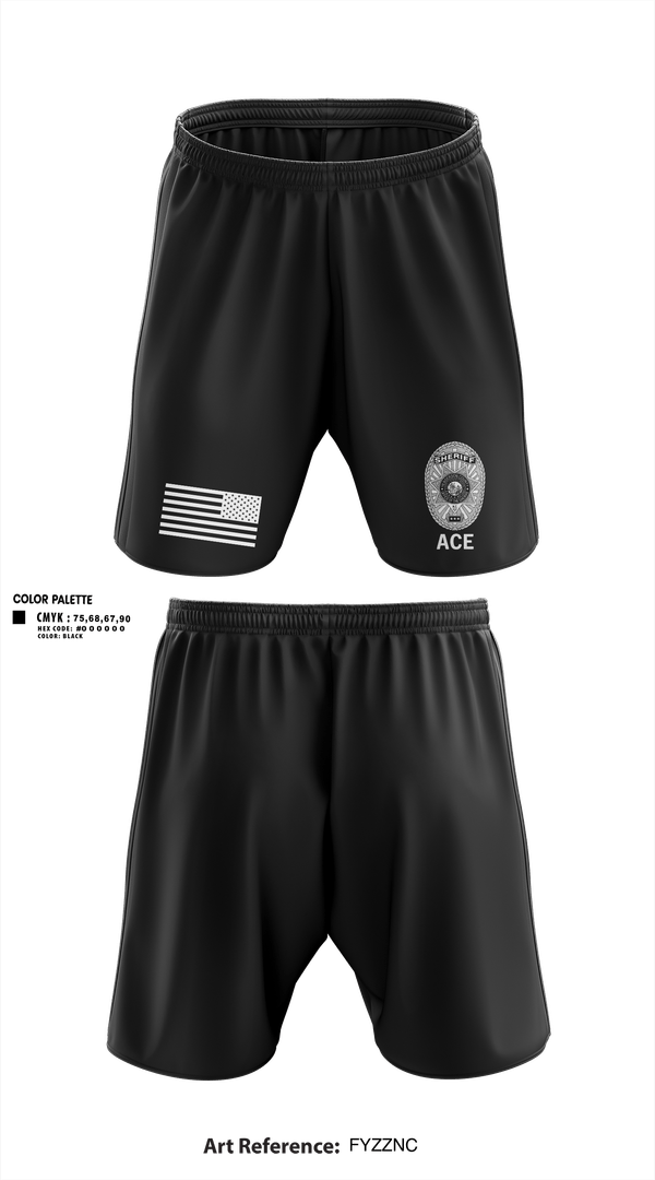 Athletic Shorts With Pockets, ACE, Police, Teamtime, Team time, sublimation, custom sports apparel, team uniforms, spirit wear, spiritwear, sports uniforms, custom shirts, team store, custom team store, fundraiser sports, apparel fundraiser