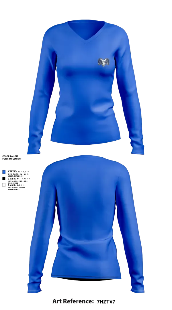 Womens Long Sleeve Vneck Shirt, Ramsay, Softball, Teamtime, Team time, sublimation, custom sports apparel, team uniforms, spirit wear, spiritwear, sports uniforms, custom shirts, team store, custom team store, fundraiser sports, apparel fundraiser