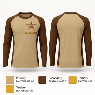 Long Sleeve Performance Shirt, AZ STARZ, Baseball, Teamtime, Team time, sublimation, custom sports apparel, team uniforms, spirit wear, spiritwear, sports uniforms, custom shirts, team store, custom team store, fundraiser sports, apparel fundraiser