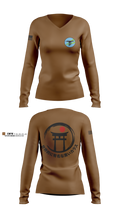 World Famous Black Ravens 41628241 Women's Long Sleeve V-neck Shirt - 1