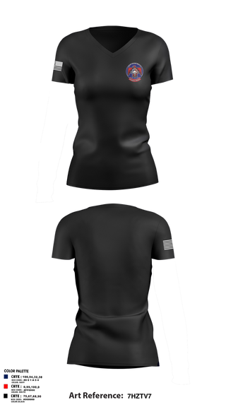 Womens Short Sleeve Vneck Shirt, QN Rescue, Fire Department, Teamtime, Team time, sublimation, custom sports apparel, team uniforms, spirit wear, spiritwear, sports uniforms, custom shirts, team store, custom team store, fundraiser sports, apparel fundraiser