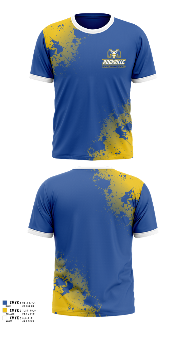Short Sleeve Performance Shirt, Rockville Marching Ram Band, Spirit Store, Teamtime, Team time, sublimation, custom sports apparel, team uniforms, spirit wear, spiritwear, sports uniforms, custom shirts, team store, custom team store, fundraiser sports, apparel fundraiser
