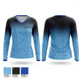 Crismon 75471311 Women's Long Sleeve V-neck Shirt - 1