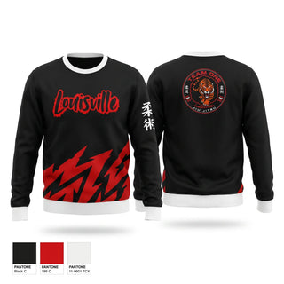 Crew Neck Sweatshirt, Team One Louisville Jiu Jitsu, , Teamtime, Team time, sublimation, custom sports apparel, team uniforms, spirit wear, spiritwear, sports uniforms, custom shirts, team store, custom team store, fundraiser sports, apparel fundraiser