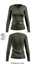 TRT Women's Long Sleeve V-neck Shirt - 5