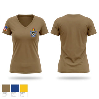 Womens Short Sleeve Vneck Shirt, USS GERMANTOWN, Navy, Teamtime, Team time, sublimation, custom sports apparel, team uniforms, spirit wear, spiritwear, sports uniforms, custom shirts, team store, custom team store, fundraiser sports, apparel fundraiser