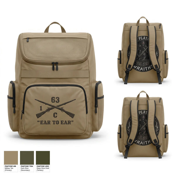 Gear Bag, 2nd PLT, C co, 1-63 AR BN, Army, Teamtime, Team time, sublimation, custom sports apparel, team uniforms, spirit wear, spiritwear, sports uniforms, custom shirts, team store, custom team store, fundraiser sports, apparel fundraiser