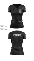 Astatula Police Department 20929188 Women's Short Sleeve V-neck Shirt - 3