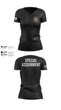 Special assignment OFC 62893722 Women's Short Sleeve V-neck Shirt - 100