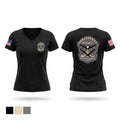 STREET CRIMES UNIT Women's Short Sleeve V-neck Shirt - 1