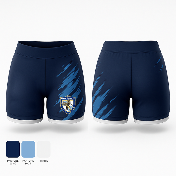 Womens Shorts, Beach United Hammerheads, Women's Soccer, Teamtime, Team time, sublimation, custom sports apparel, team uniforms, spirit wear, spiritwear, sports uniforms, custom shirts, team store, custom team store, fundraiser sports, apparel fundraiser
