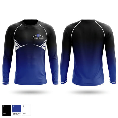 Power Cross Long Sleeve Performance Shirt - 1