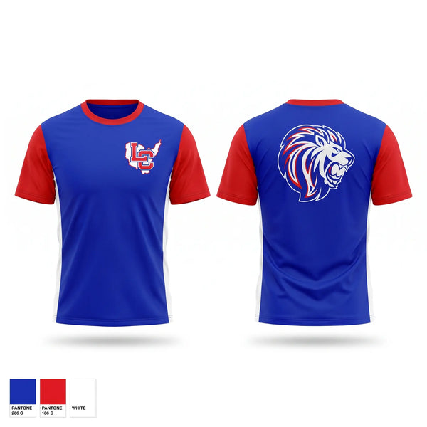 Short Sleeve Performance Shirt, Lewis County Lions, , Teamtime, Team time, sublimation, custom sports apparel, team uniforms, spirit wear, spiritwear, sports uniforms, custom shirts, team store, custom team store, fundraiser sports, apparel fundraiser