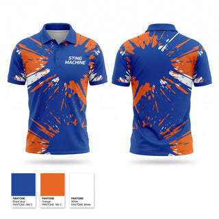 Short Sleeve Performance Polo, Sting Machine, Spirit Store, Teamtime, Team time, sublimation, custom sports apparel, team uniforms, spirit wear, spiritwear, sports uniforms, custom shirts, team store, custom team store, fundraiser sports, apparel fundraiser