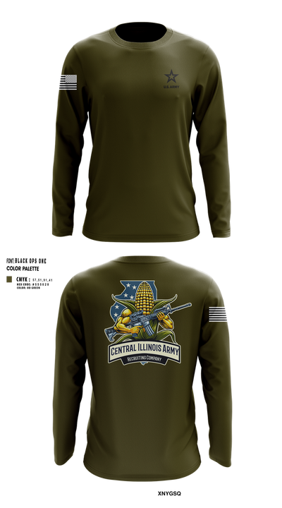 Central Illinois Company 28481614 Long Sleeve Performance Shirt 100