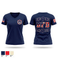 Bridgeton Fire C Shift Women's Short Sleeve V-neck Shirt - 1