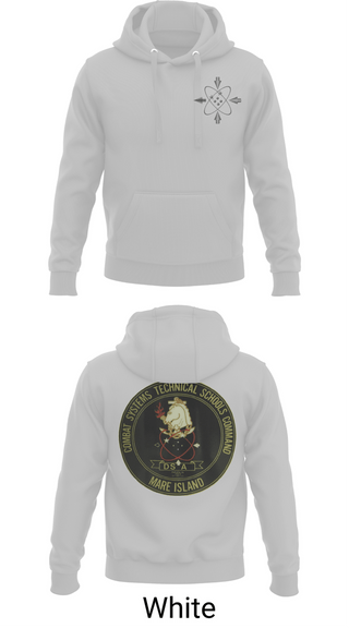 Hoodie, Combat Systems Technical Schools Command, Navy, Teamtime, Team time, sublimation, custom sports apparel, team uniforms, spirit wear, spiritwear, sports uniforms, custom shirts, team store, custom team store, fundraiser sports, apparel fundraiser
