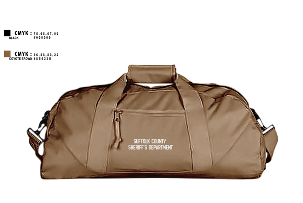 Duffle Bag, Suffolk County Sheriff’s Department, , Teamtime, Team time, sublimation, custom sports apparel, team uniforms, spirit wear, spiritwear, sports uniforms, custom shirts, team store, custom team store, fundraiser sports, apparel fundraiser
