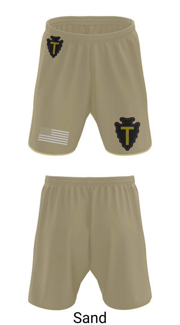 Athletic Shorts With Pockets, B CO 3-141, Army, Teamtime, Team time, sublimation, custom sports apparel, team uniforms, spirit wear, spiritwear, sports uniforms, custom shirts, team store, custom team store, fundraiser sports, apparel fundraiser