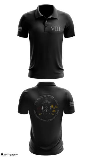 Short Sleeve Performance Polo, 8th WMD-Civil Support Team, Army, Teamtime, Team time, sublimation, custom sports apparel, team uniforms, spirit wear, spiritwear, sports uniforms, custom shirts, team store, custom team store, fundraiser sports, apparel fundraiser