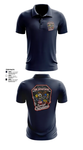 Short Sleeve Performance Polo, East Knox Special Ops, Fire Department, Teamtime, Team time, sublimation, custom sports apparel, team uniforms, spirit wear, spiritwear, sports uniforms, custom shirts, team store, custom team store, fundraiser sports, apparel fundraiser