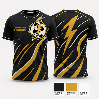 Pittsgrove Lightning 61361380 Short Sleeve Performance Shirt - 1