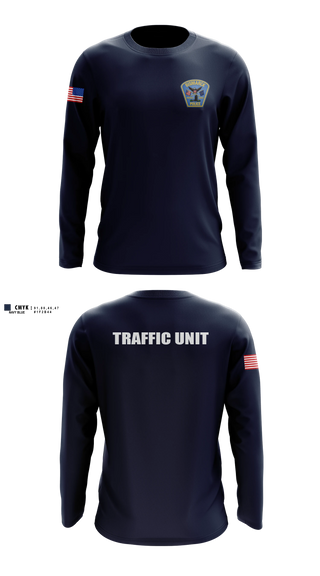 Long Sleeve Performance Shirt, Traffic Unit, Police, Teamtime, Team time, sublimation, custom sports apparel, team uniforms, spirit wear, spiritwear, sports uniforms, custom shirts, team store, custom team store, fundraiser sports, apparel fundraiser