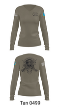 380th Security Police Squadron 85446587 Women's Long Sleeve V-neck Shirt - 77